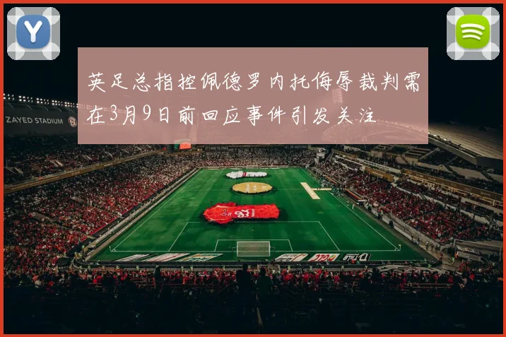 英足总指控佩德罗内托侮辱裁判需在3月9日前回应事件引发关注