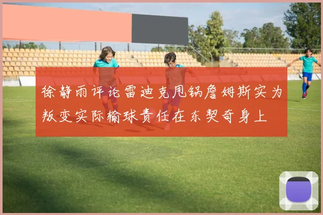 徐静雨评论雷迪克甩锅詹姆斯实为叛变实际输球责任在东契奇身上